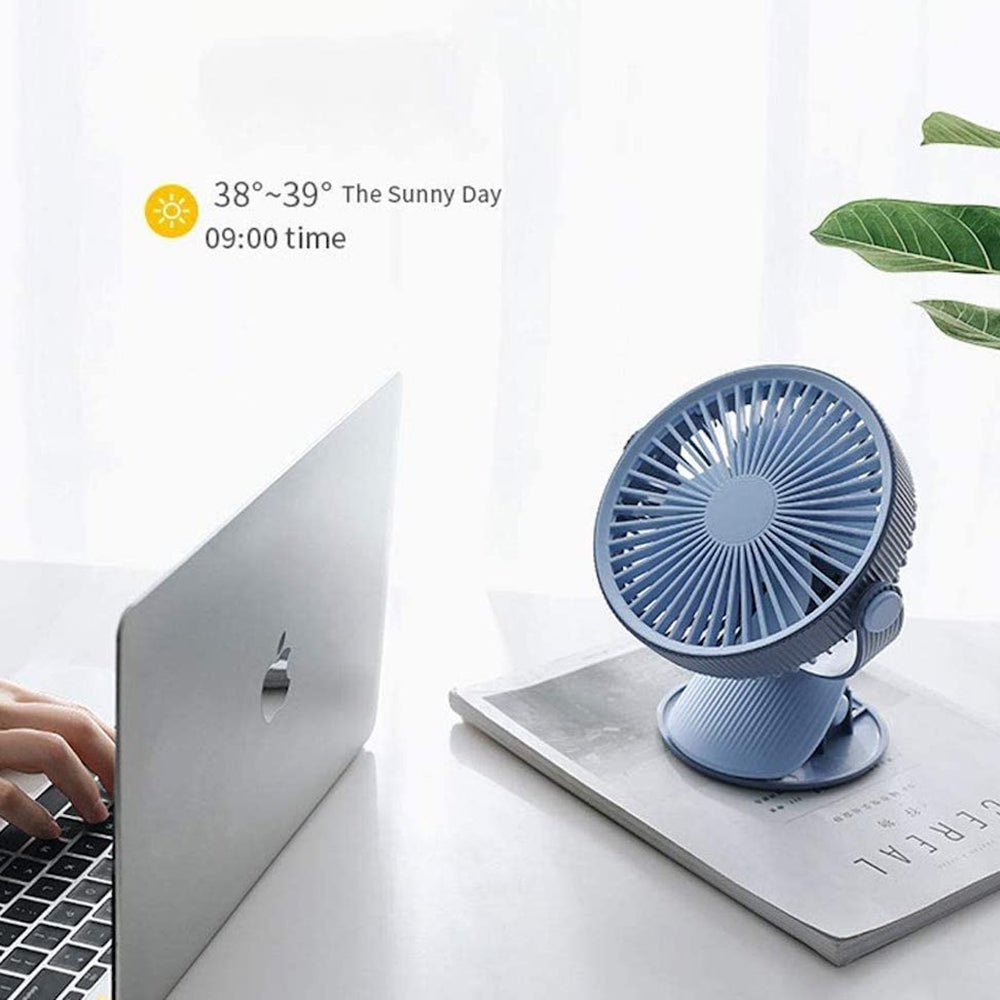 Ventilador eléctrico con Clip de 5.5 Pulgadas Recargable MF025