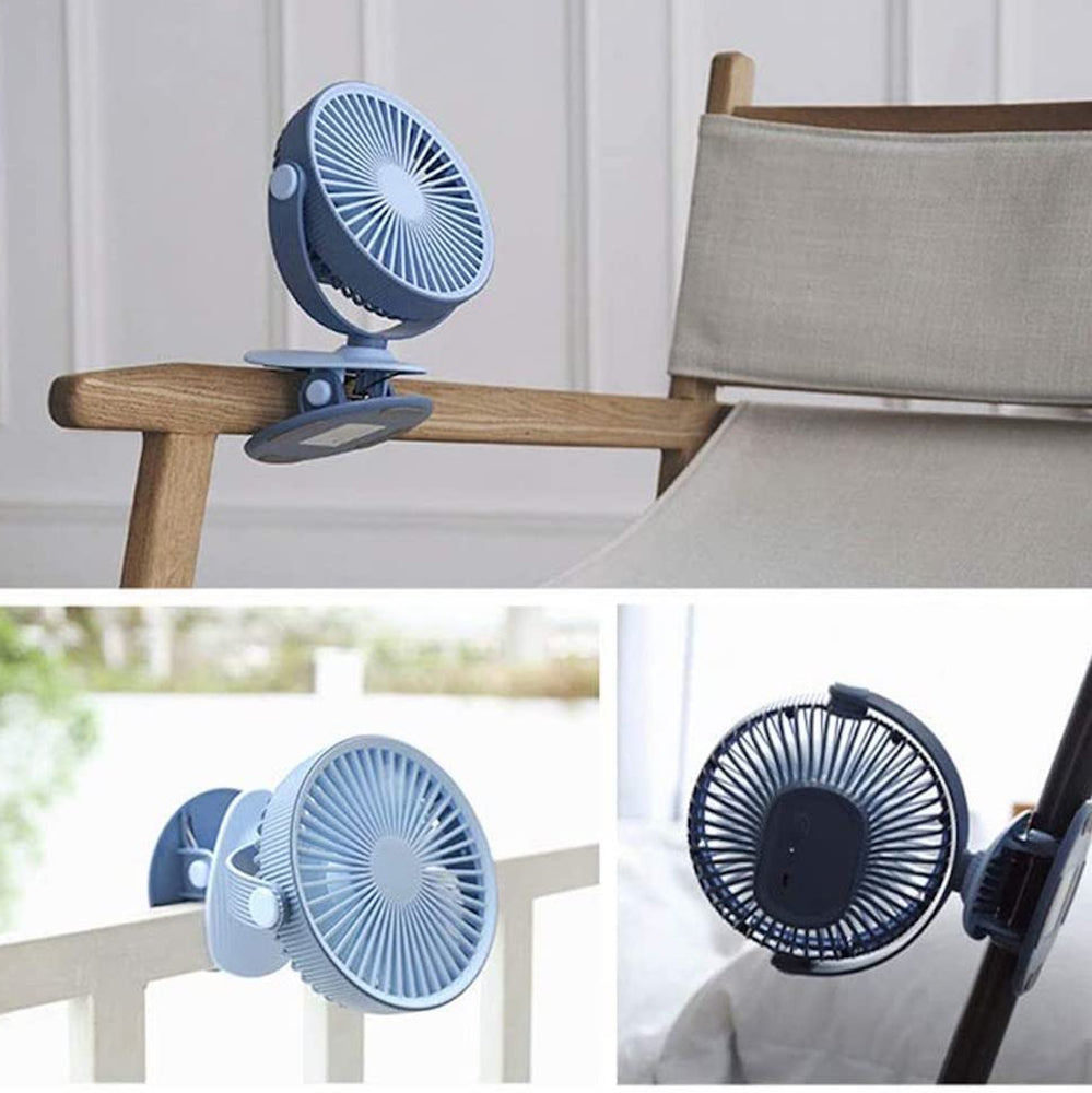 Ventilador eléctrico con Clip de 5.5 Pulgadas Recargable MF025