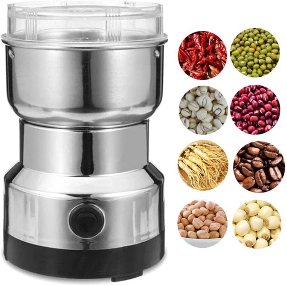 Portable stainless steel coffee and spice grinder 300ML COF-036