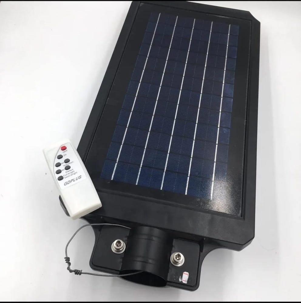 150W Solar Public Lighting Suburban Luminaire with Movement Sensor GD-98150