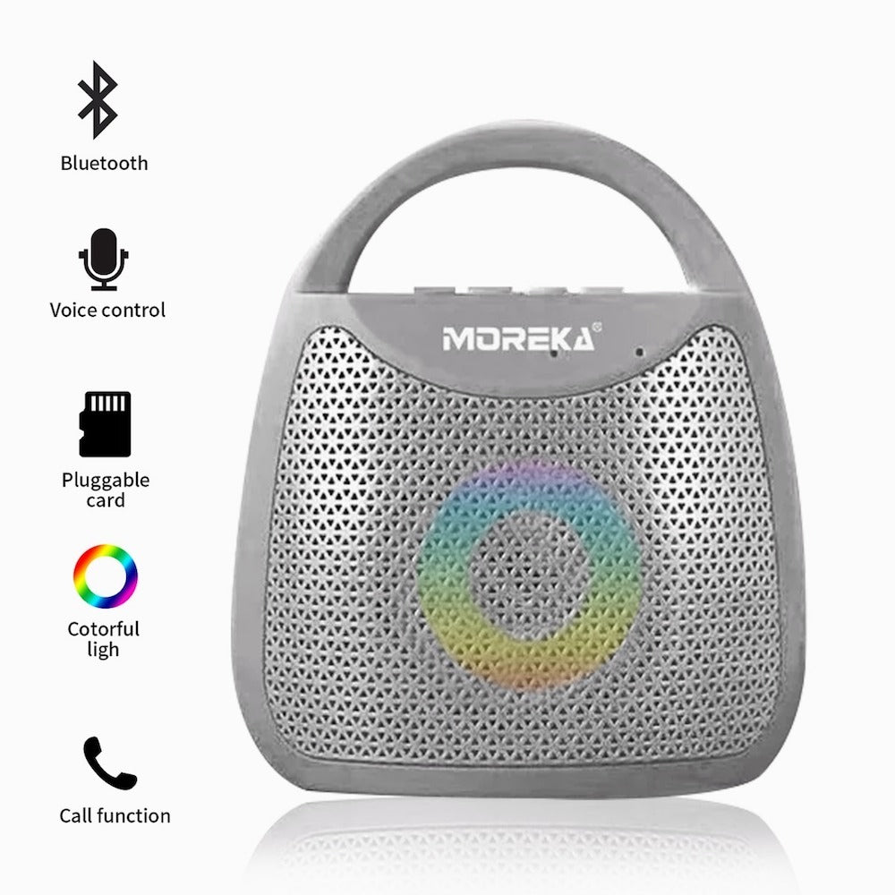 Bocina Moreka JC-312, Bluetooth, TF Card/Micro SD, Radio FM, USB