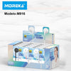 Pack of 20 Moreka M-916 Hands-Free Wired Headphones