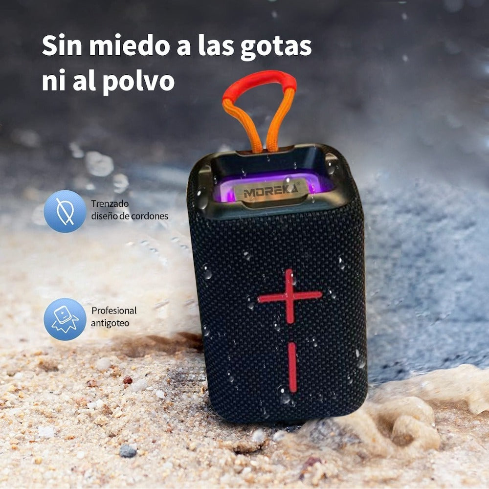 Moreka MR-F68 Bluetooth Speaker TF Card FM Radio Waterproof 