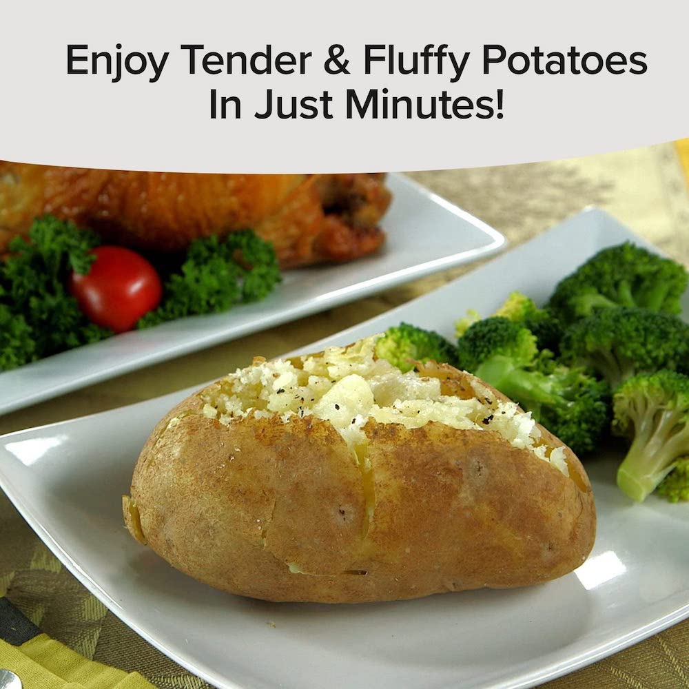 Quick Baking Tray Microwave Potatoes Yummy Can 